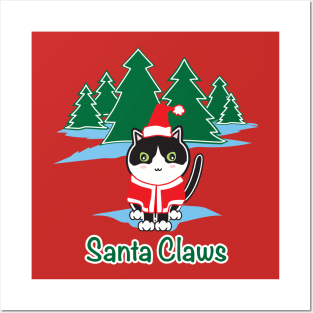 Santa Claws Posters and Art